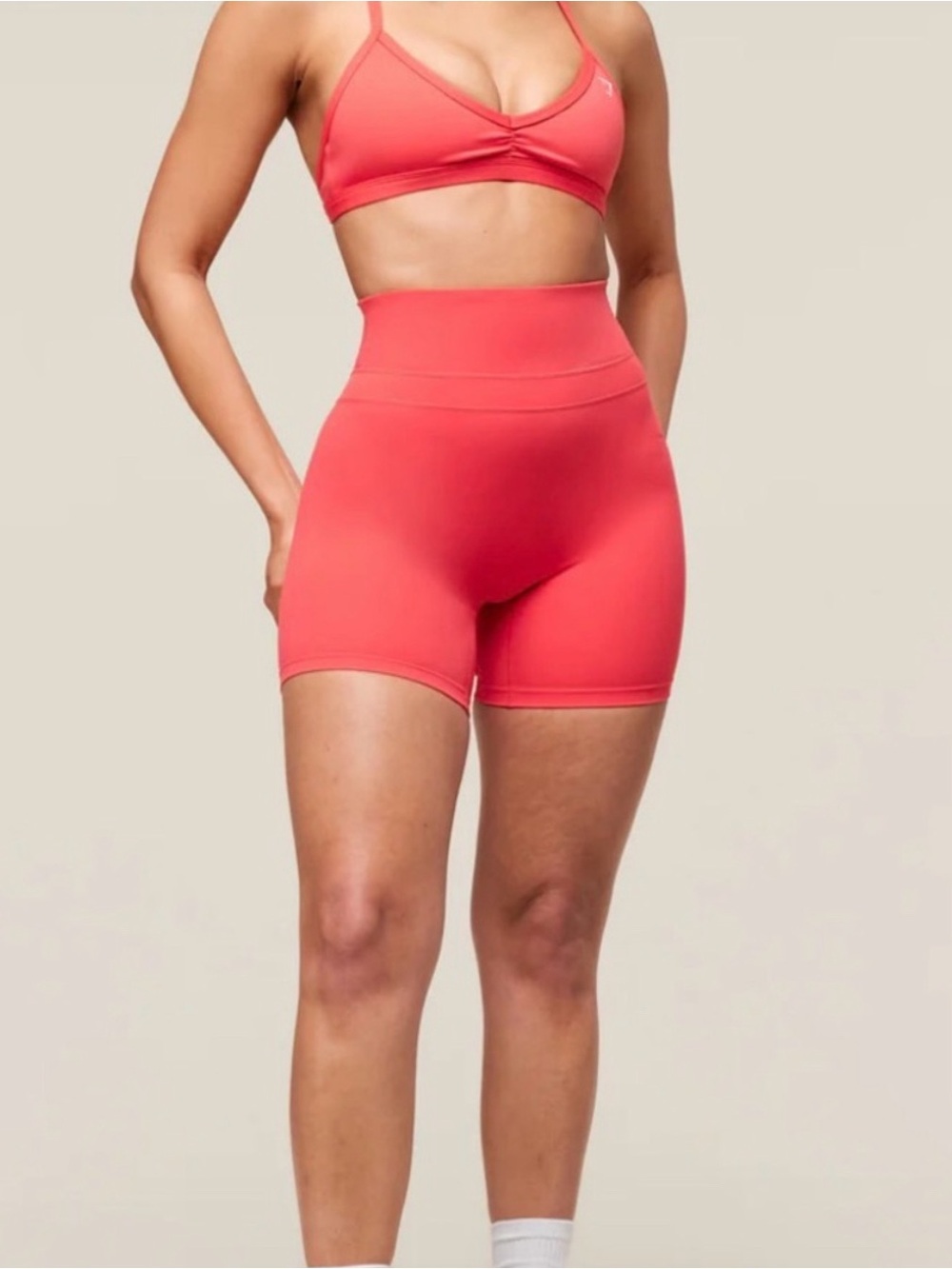 Whitney Simmons NVGTN High-Rise Bike Shorts